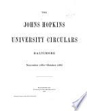 The Johns Hopkins University Circular