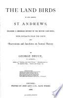 The Land Birds in and Around St. Andrews