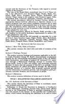 The Millennium Challenge Act of 2003