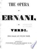 The opera of Ernani