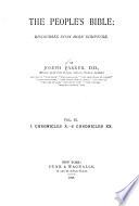 The People's Bible: I Chronicles X-2 Chronicles XX