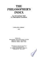 The Philosopher's Index