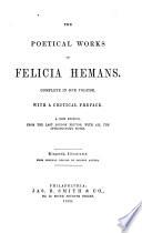 The Poetical Works of Felicia Hemans