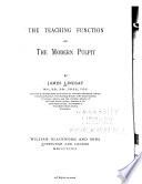 The Teaching Function of the Modern Pulpit