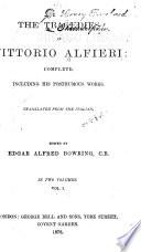 The Tragedies of Vittorio Alfieri