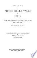 The Travels of Pietro Della Valle in India