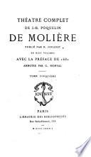 Théâtre complet de J.-B. Poquelin de Molière