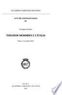 Theodor Mommsen e l'Italia