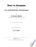Theorie der Determinanten