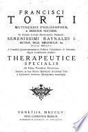 Therapeutice specialis ad febres periodicas perniciosas