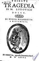 Thieste Tragedia