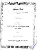 Thirty-fifth Anniversary Jubilee Book in Commemoration of the General Strike of 1910