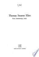 Thomas Stearns Eliot