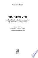 Timoteo Viti nell'ambiente artistico urbinate tra Quattrocento e Cinquecento