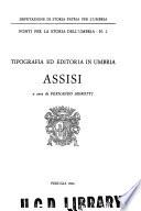 Tipografia ed editoria in Umbria