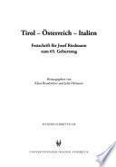 Tirol - Österreich - Italien