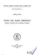 Tivoli nel basso Medioevo