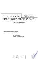 Tolleranza, ideologia, tradizione