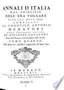Tomo Quarto, Dall' Anno 601 dell' Era volgare sino all' Anno 840