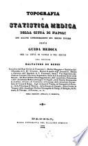 Topografia italica medica della città di Napoli ...