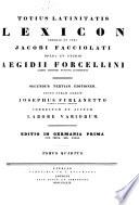 Totius latinitatis lexicon