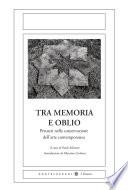 Tra memoria e oblio