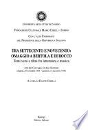 Tra Settecento e Novecento