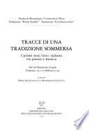 Tracce di una tradizione sommersa
