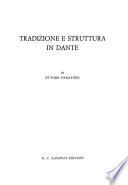 Tradizione e struttura in Dante