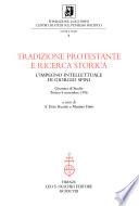 Tradizione protestante e ricerca storica