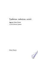Tradizione, traduzione, società