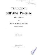 Tradizioni dell' alto Polesine ...