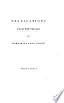 Traduzioni dall'italiano
