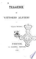 Tragedie di Vittorio Alfieri