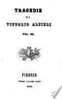 Tragedie di Vittorio Alfieri