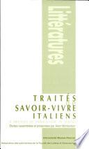 Traités de savoir-vivre en Italie