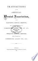 Transactions of the American Dental Association at Its ... Annual Session