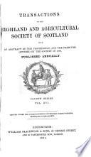 Transactions of the Highland and Agricultural Society of Scotland
