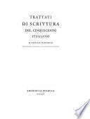 Trattati di scrittura del Cinquecento italiano