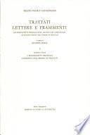 Trattati lettere e frammenti dai manoscritti originali dell’Archivio dei Camaldolesi di Monte Corona nell’Eremo di Frascati, vol. I