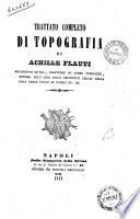 Trattato completo di topografia di Achille Flauti