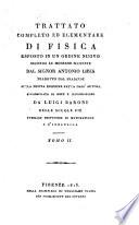 Trattato completo ed elementare di fisica, tr. e corredato di note da L. Baroni