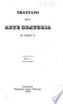 Trattato dell'arte oratoria in parti 5