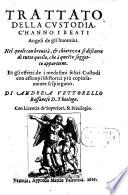 Trattato della custodia c'hanno i beati Angeli degli huomini