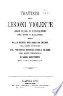 Trattato delle lesioni violente