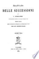 Trattato delle successioni di C. Demolombe