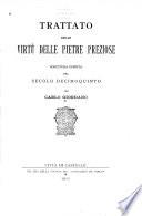 Trattato delle virtù delle pietre preziose