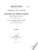 Trattato di architettura civile e militare