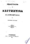 Trattato di aritmetica elementare di Giuseppe François