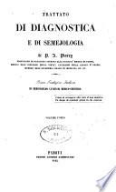 Trattato di diagnostica e di semejologia